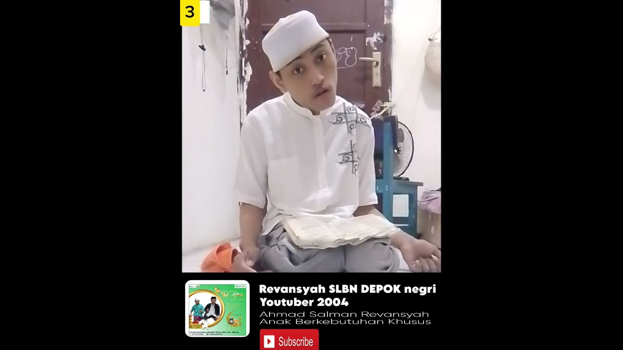 judul baca juz amma sama hafalan surat pendek Salman revansyah Anak berkebutuhan khusus