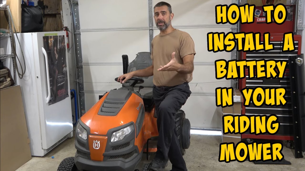 Husqvarna Garden Tractor Battery Replacement.