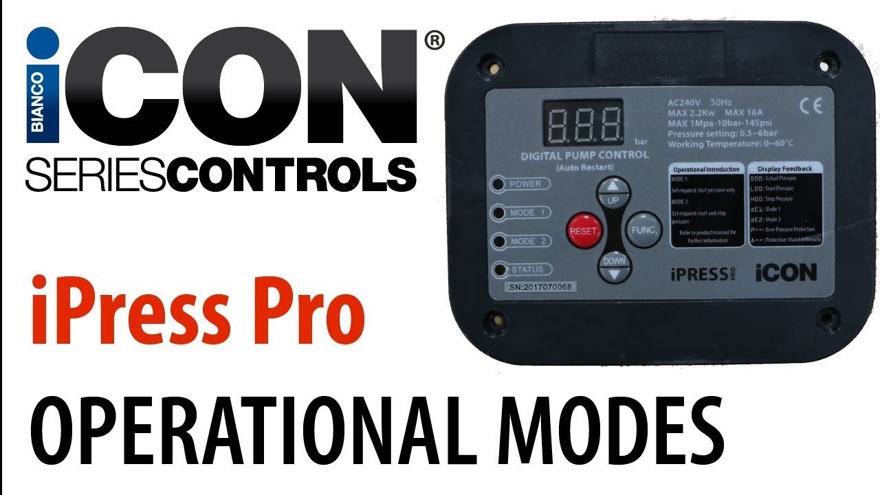 iPress Pro Operational Modes