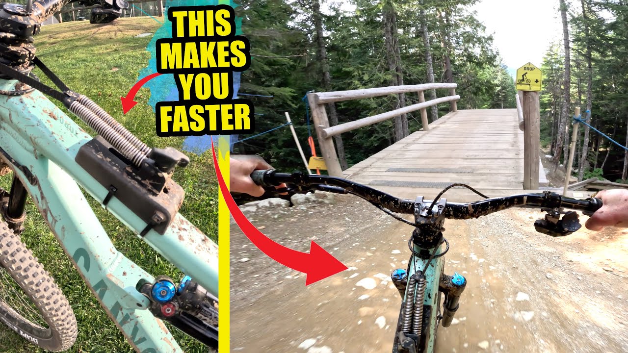 THIS INVENTION MAKES YOU FASTER ON A MOUNTAIN BIKE!