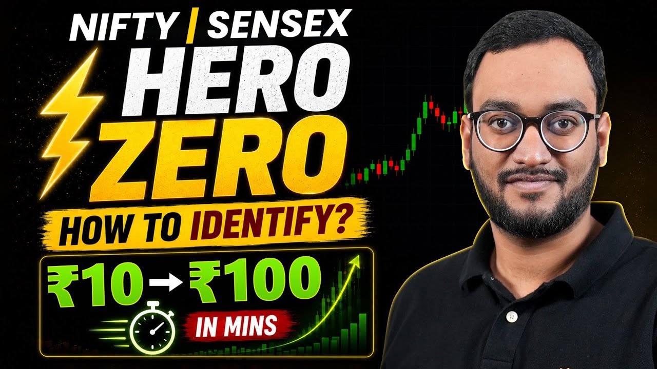 Master Hero Zero Trade Strategy for Expiry Day | NIFTY SENSEX Options  
