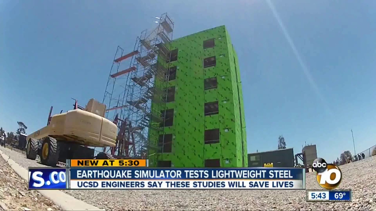 Light Steel Frame - Teste sísmico de edifício (Parte 1)