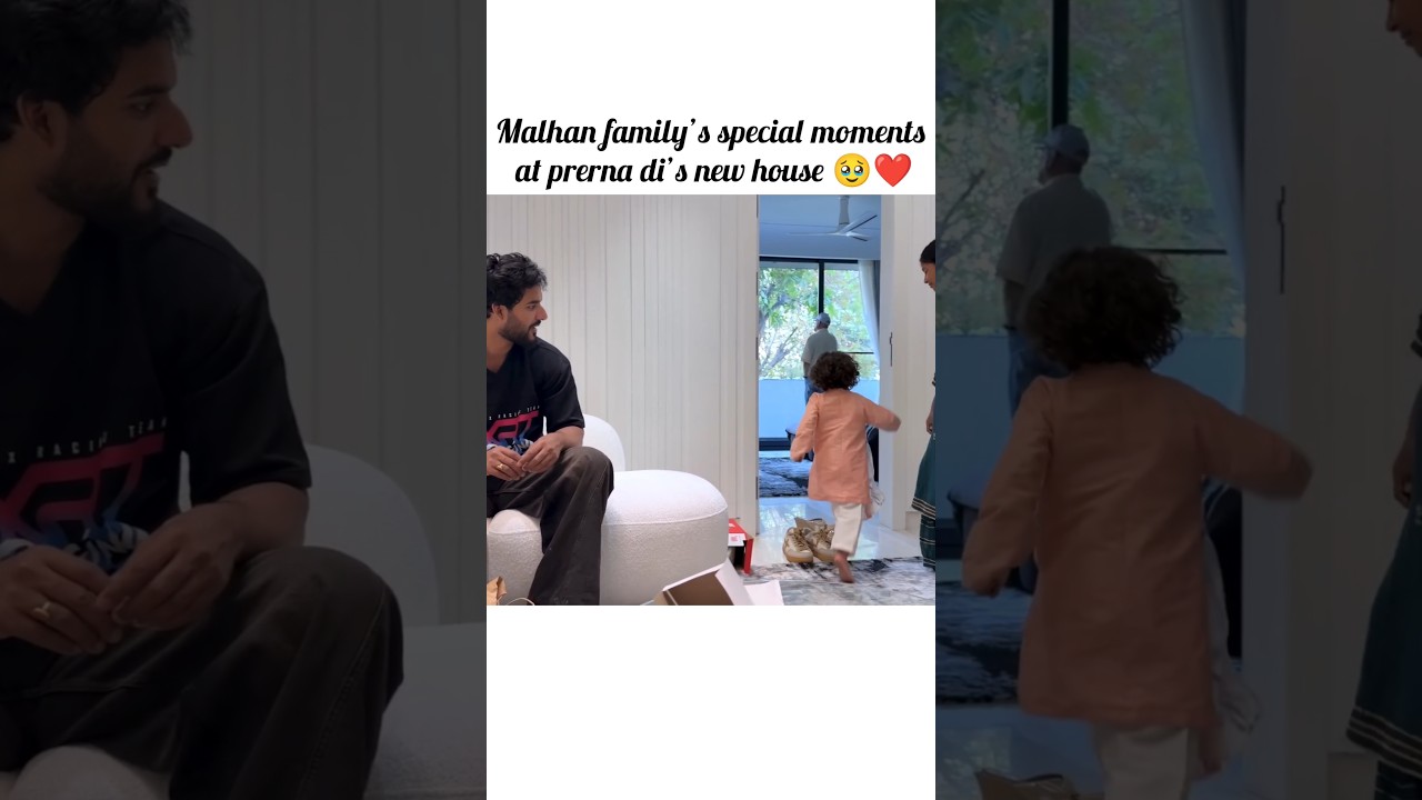 Malhan family&rsquo;s special moment at prerna di&rsquo;s new house 🥹❤️ @triggeredinsaan #liveinsaan #shorts