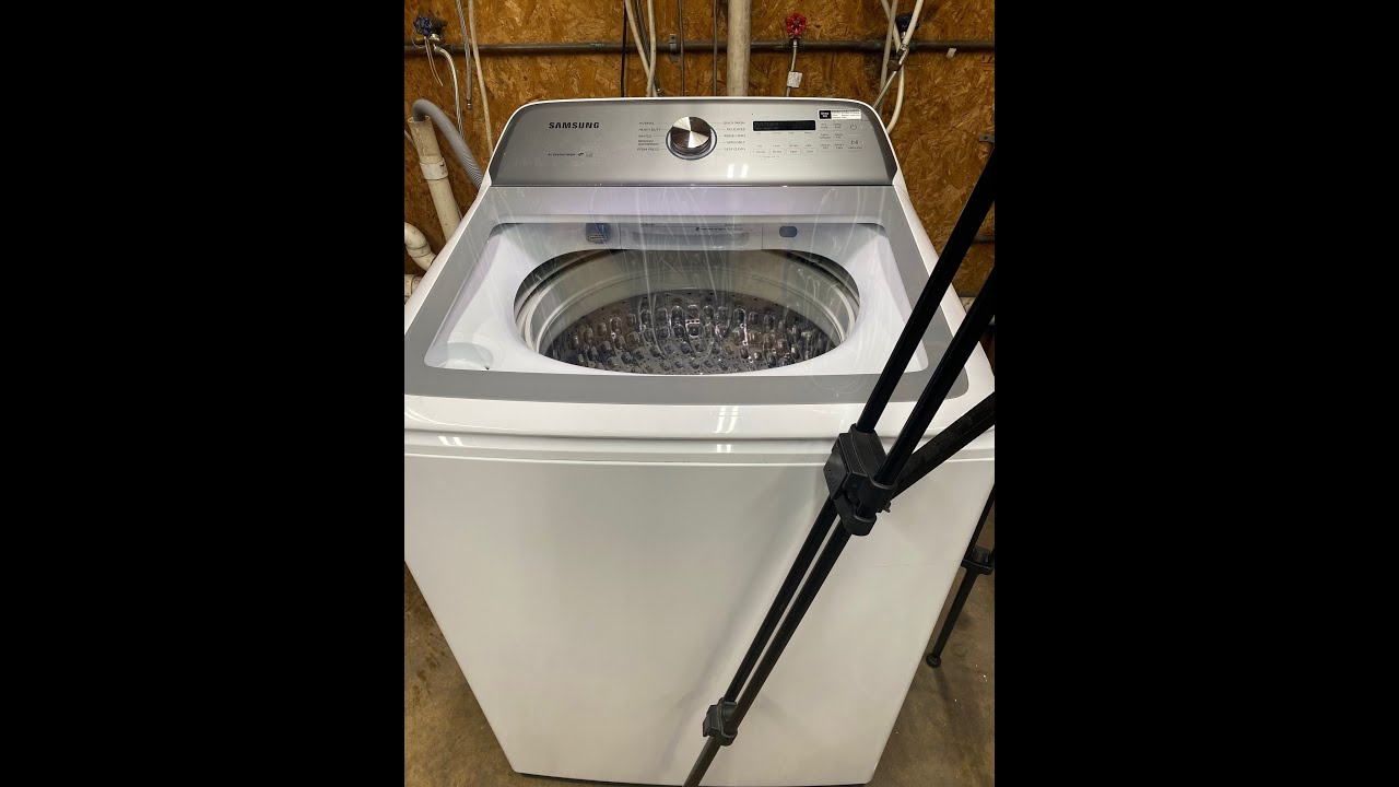 Samsung Top Load Washer WA50R5200AW/US - TESTING