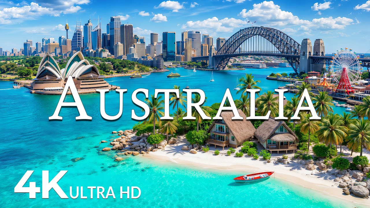 FLYING OVER AUSTRALIA (4K UHD) &ndash; Soothing Music Along With Beautiful Nature Video - 4K Video UHD #5