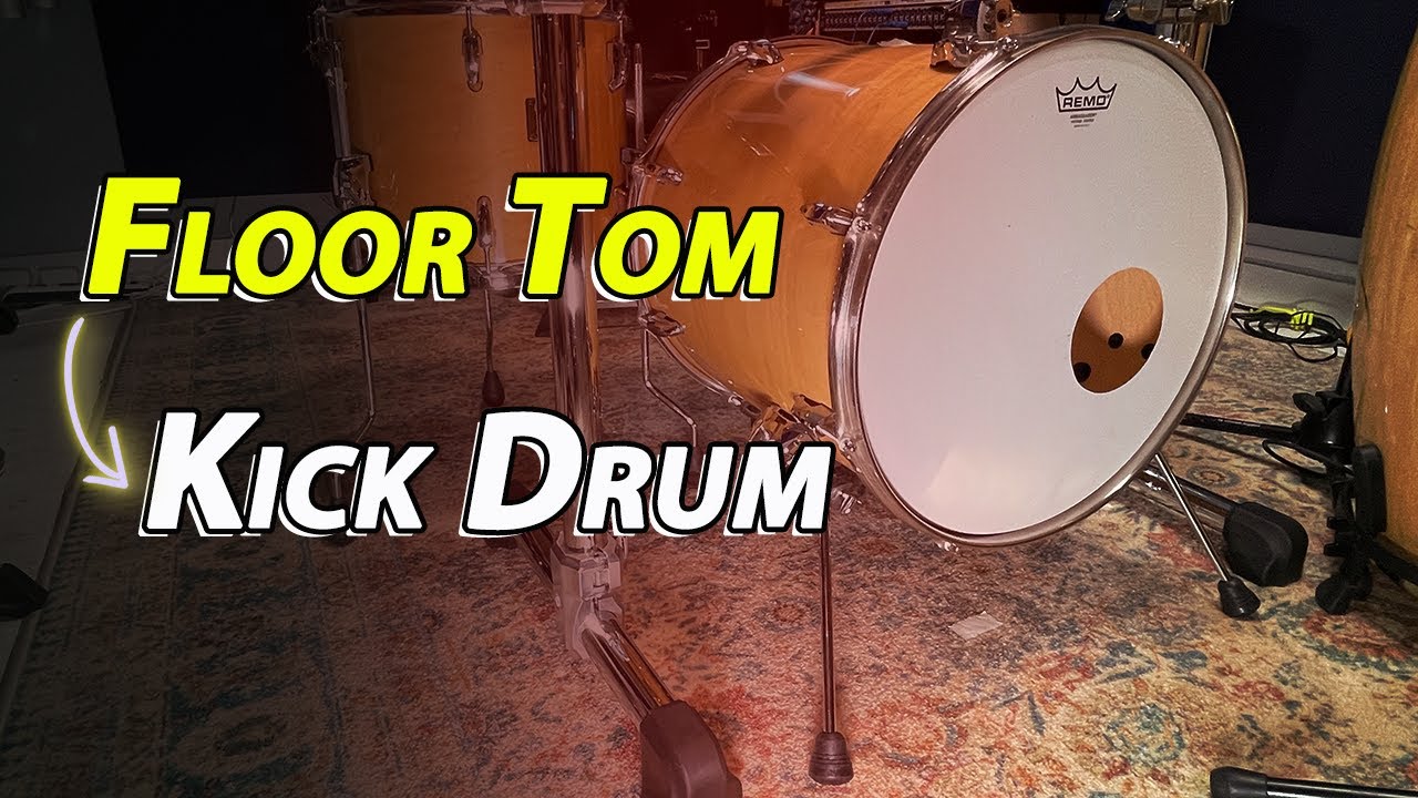 I Converted My Floor Tom to a Kick Drum and Got AMAZING Results!