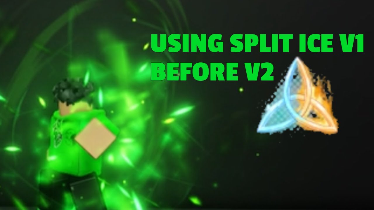 Using SPLIT ICE V1 before V2's release. | Heroes Battlegrounds.