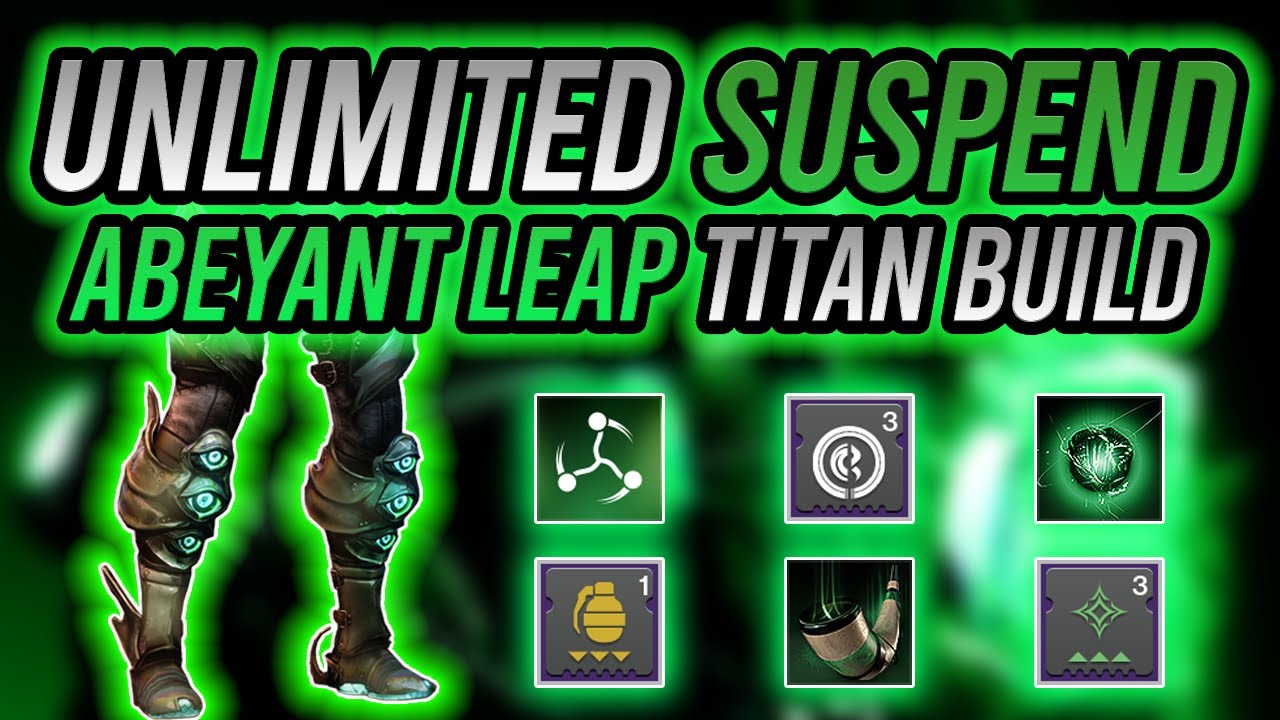 S-Tier Berserker Strand Titan Build feat. Abeyant Leap Exotic Boots | Destiny 2 Season of Defiance
