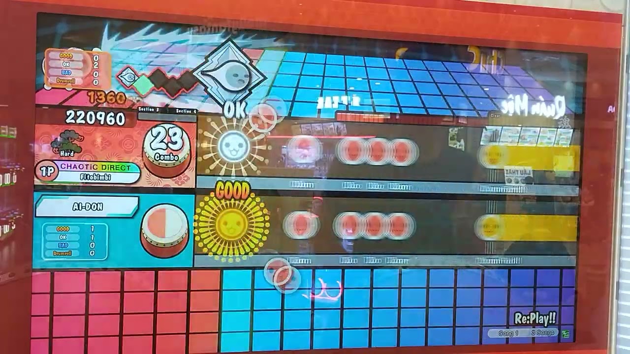 Taiko no Tatsujin(太鼓の達人)-Re:Play!! Hard(AI Battle)