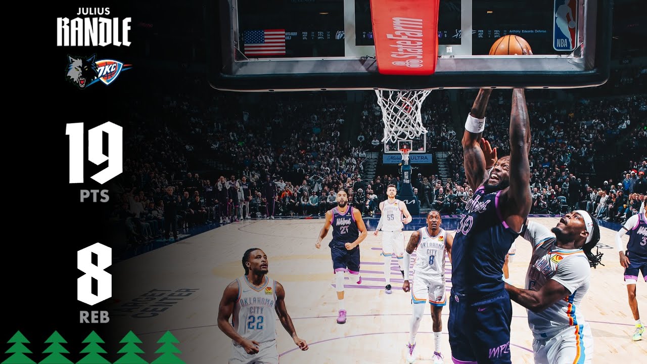 Julius Randle Scores 19 Points In Win Over OKC Thunder | 12.19.25