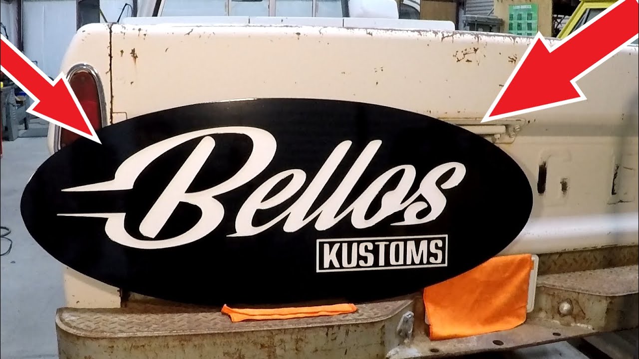 Making A Metal Sign For @BellosKustoms