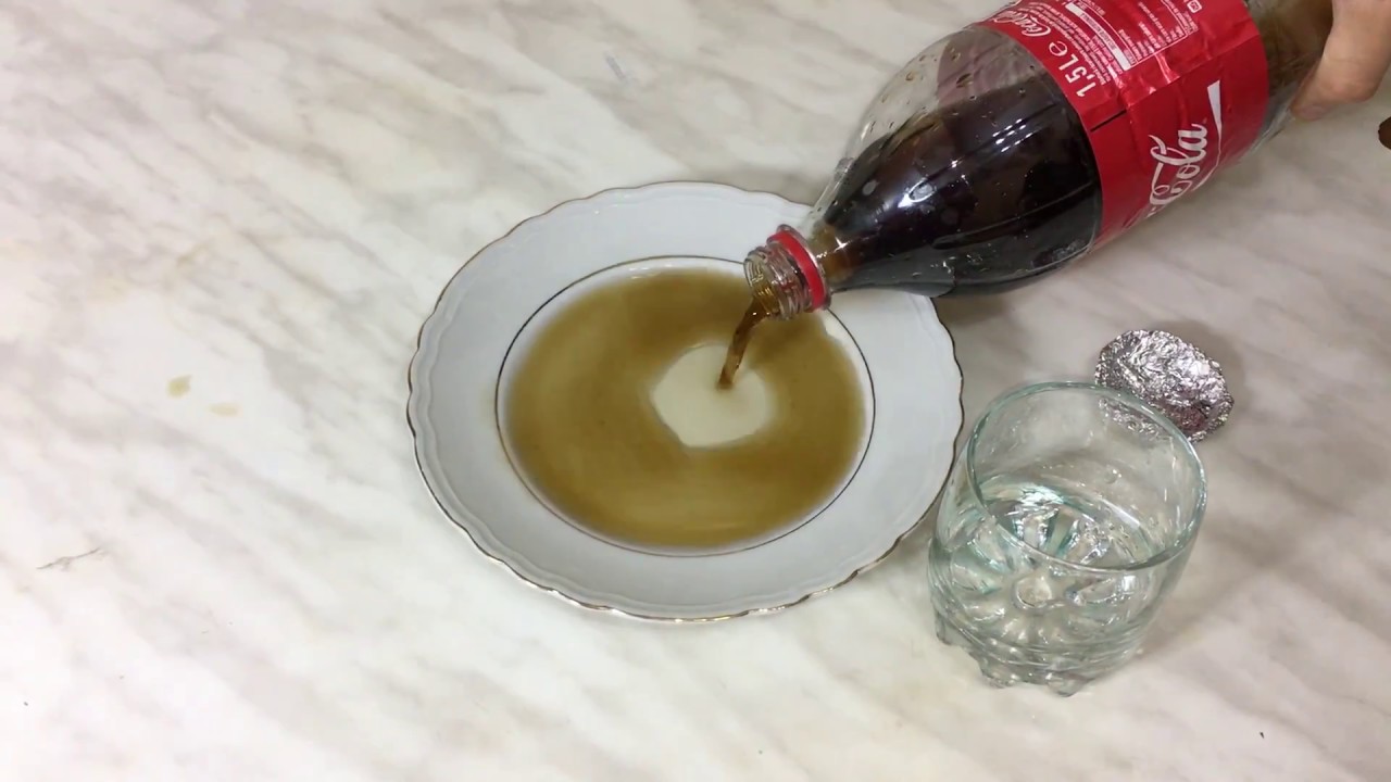 Coca cola  +  Fire  +  Glass  =  Experiment