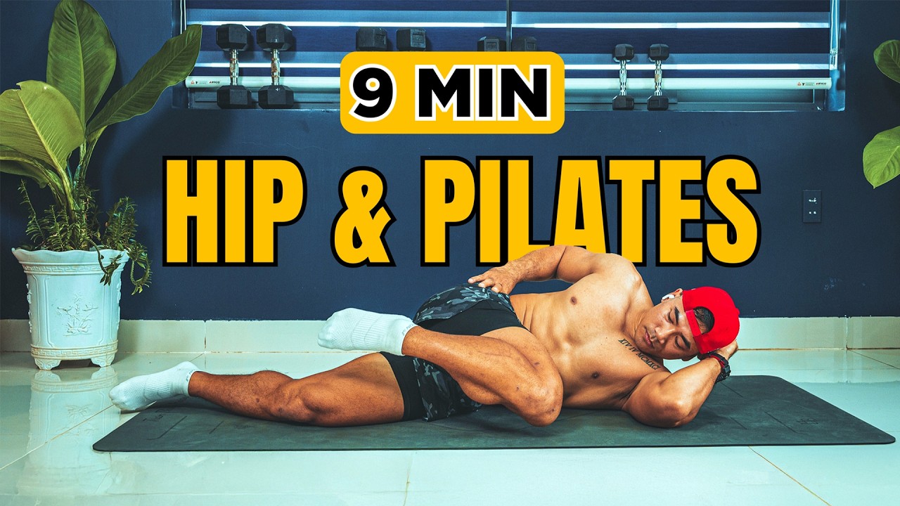 9-Min Hip & Pilates Workout at Home 🍑🧘‍♀️🔥