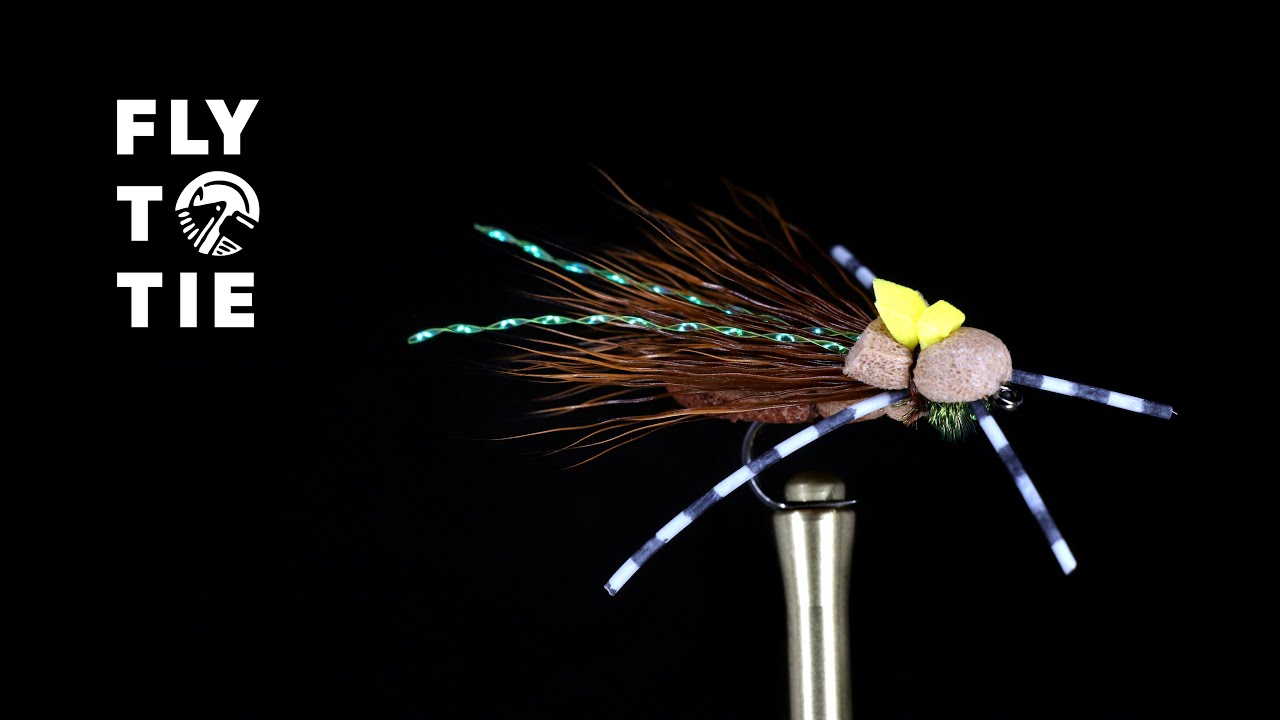 Foam & Deer Hair Hopper | FlyToTie Fly Tying