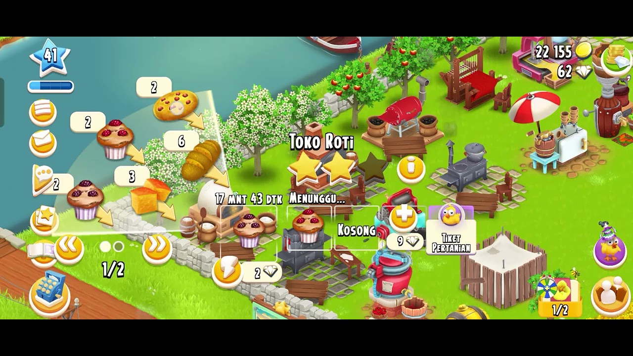 Hayday lvl 41 up pertama 🫡🥰