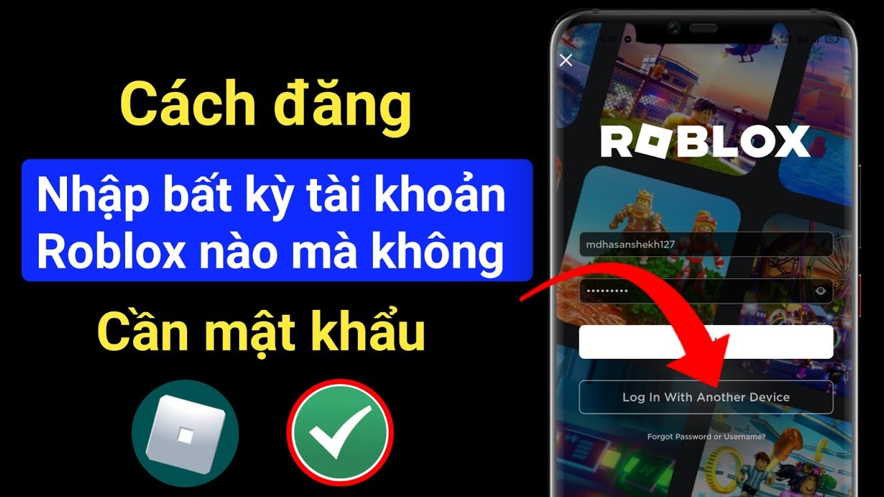 Cách đăng nhập tài khoản Roblox của bạn mà không cần mật khẩu trên thiết bị khác (2025) Roblox