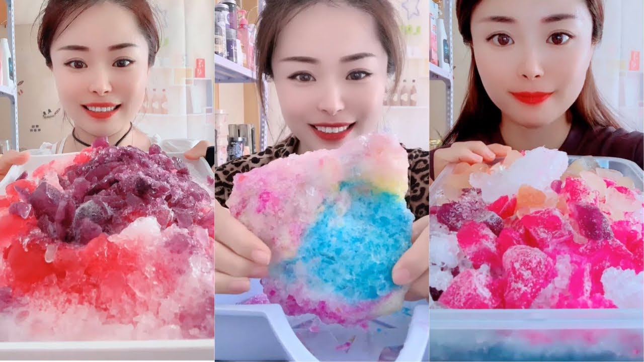 Crushed Ice Eating ASMR | Ice Eating