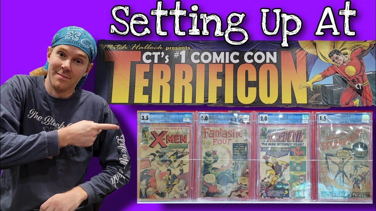 Setting up at Terrificon 2022