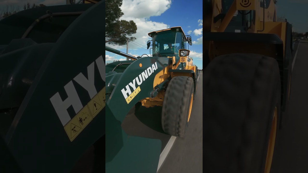 Hitting the road in the Hyundai HL940A XT Wheel Loading Shovel
