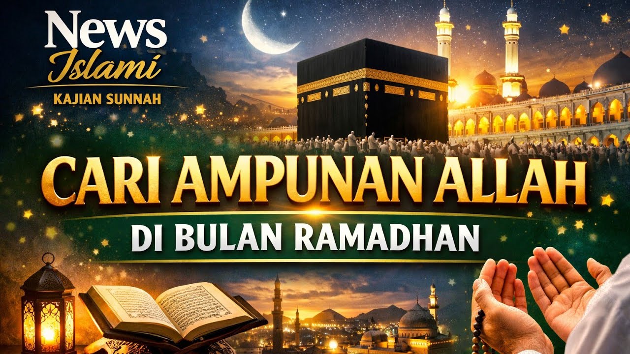 News islami | kajian sunnah CARI AMPUNAN ALLAH DI BULAN RAMADHAN BERSAMA SYAFIQ REZA BASALAMA #puasa