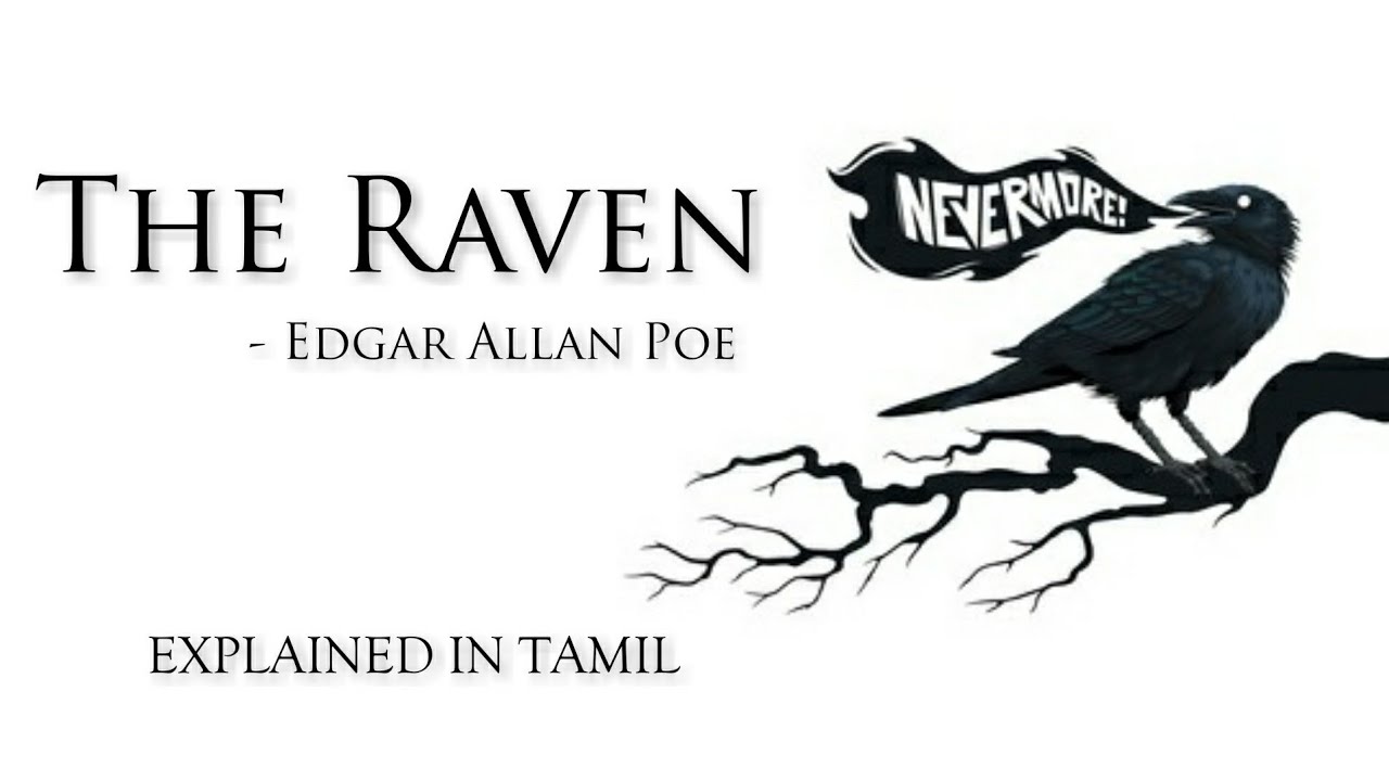 THE RAVEN by Edgar Allan Poe summary in Tamil with notes | American Literature | Explained in Tamil