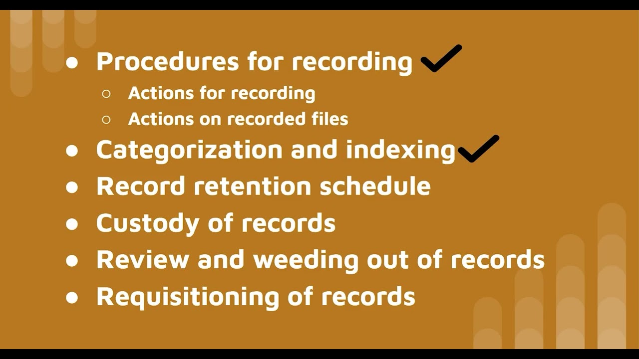 Office Procedures - Part 10 - Records management