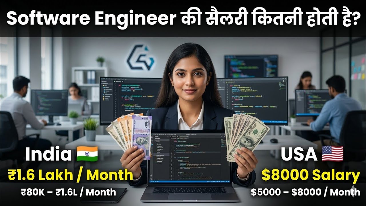 Software Engineer ki Salary Kitni Hoti Hai 2026 | Private vs Government Salary | 8th Pay Commission