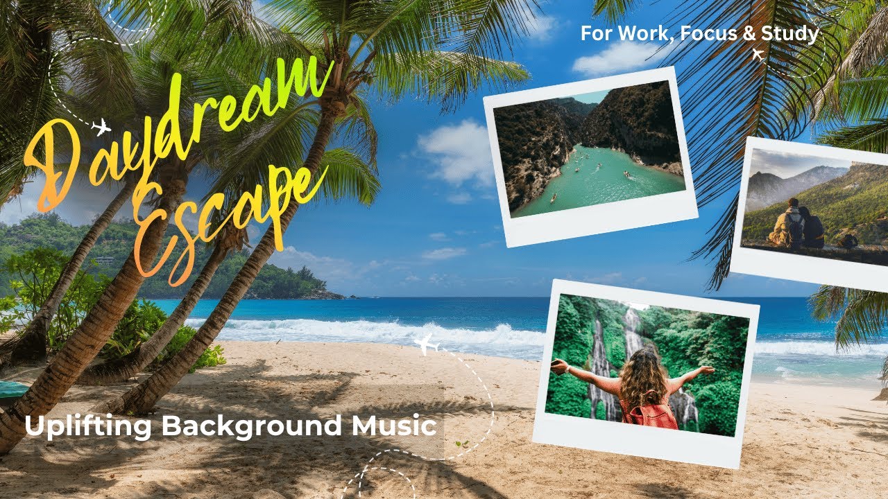 Daydream Escape | Uplifting French House & Greek Vibe Music | 1+ Hour | Study, Focus, Cafe Ambient