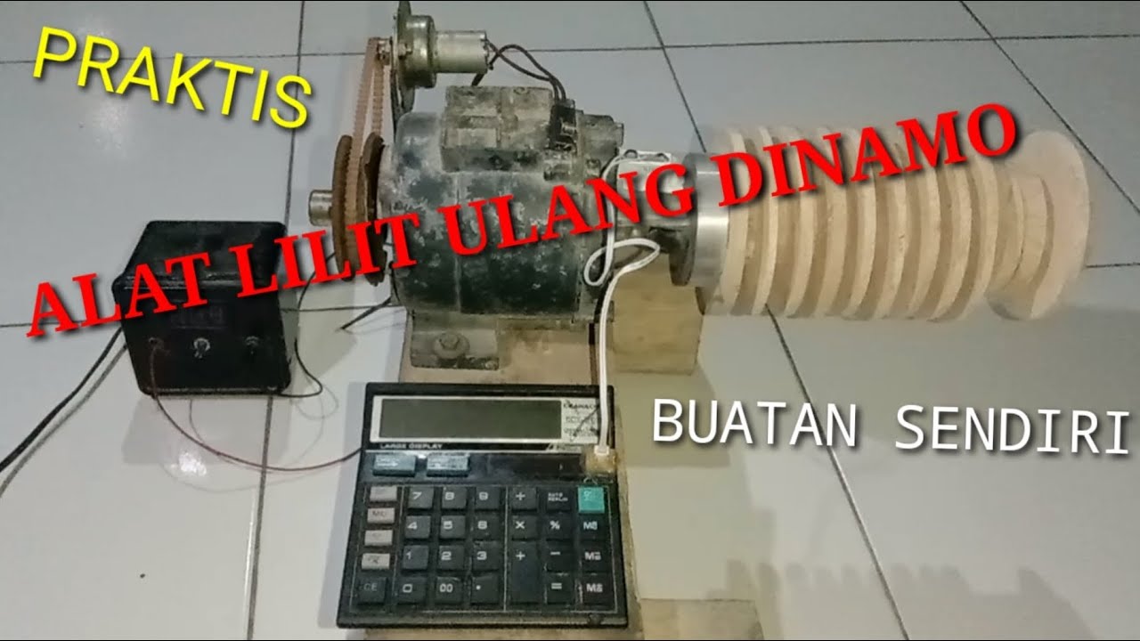Membuat Alat Gulung Ulang Dinamo