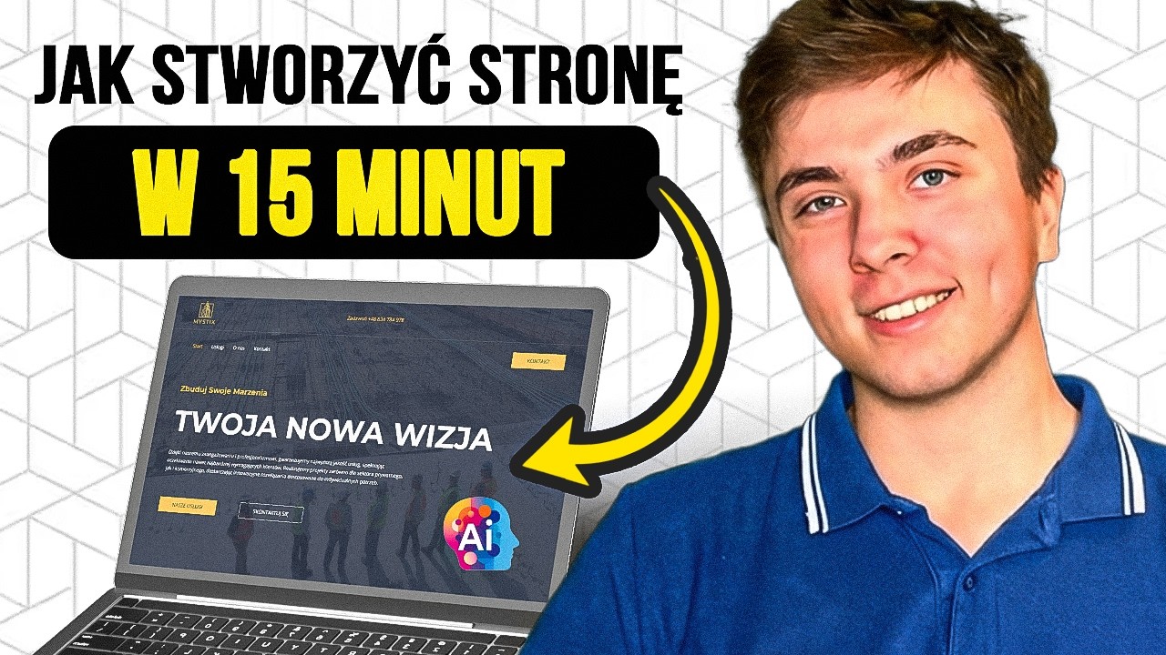 Jak Zrobić Stronę Internetową w 15 MINUT za Pomocą AI [2026]