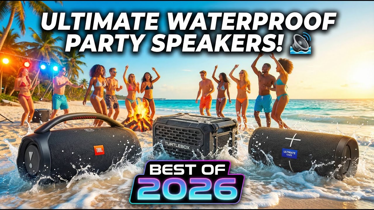 Top 5 Best Bluetooth Waterproof Speakers 2026 🔊 Speakers that are Waterproof, Loud & Portable!
