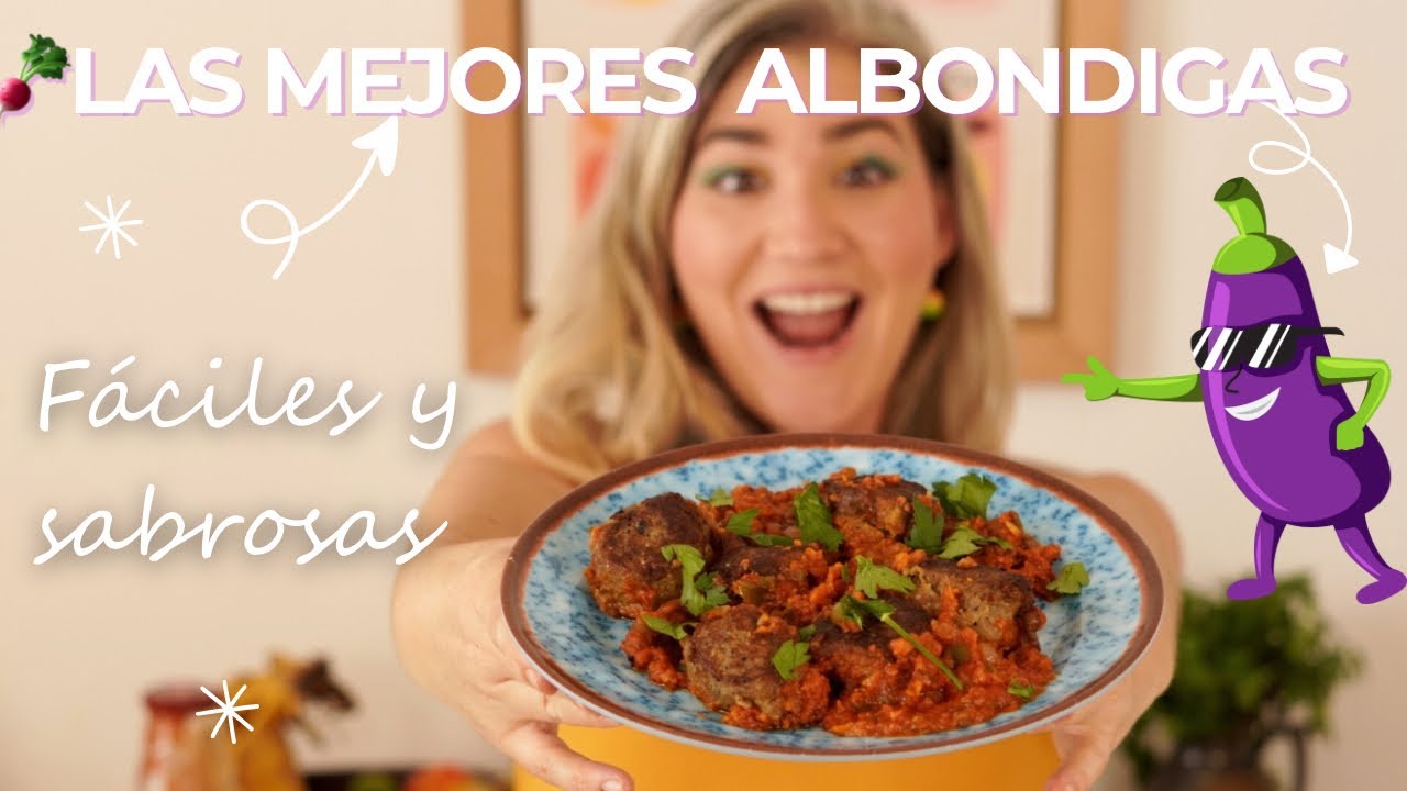 Qué hacer con BERENJENA… Albóndigas en Salsa | La Lore está cocinando 🍳 @paulinacocina 