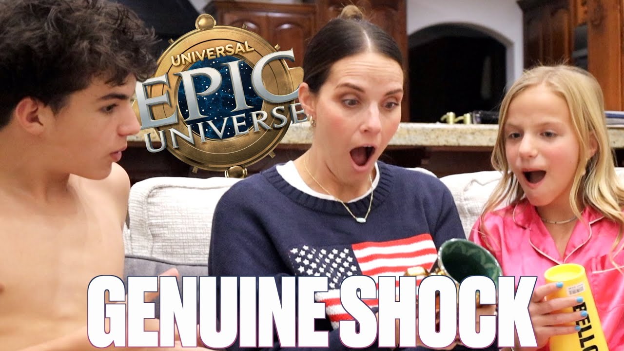 ГРАНДИОЗНЫЙ СУВЕНИРНЫЙ НАБОР ИЗ EPIC UNIVERSE | МАМА В ШОКЕ ОТ ТОГО, ЧТО ОТЕЦ И СЫН ПРИНЕСЛИ ДОМОЙ