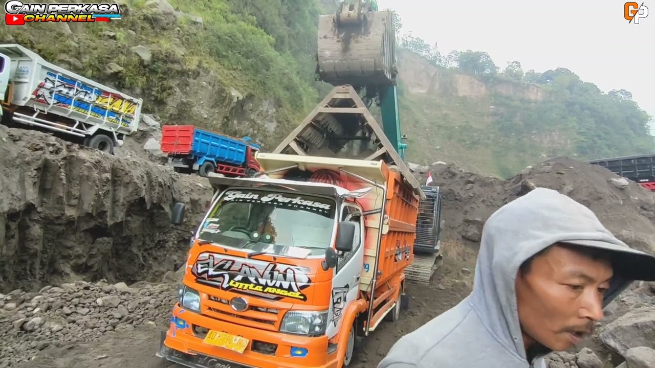 PERTAMA❗KALINYA TRUK GP AMBIL PASIR KE KALI GENDOL