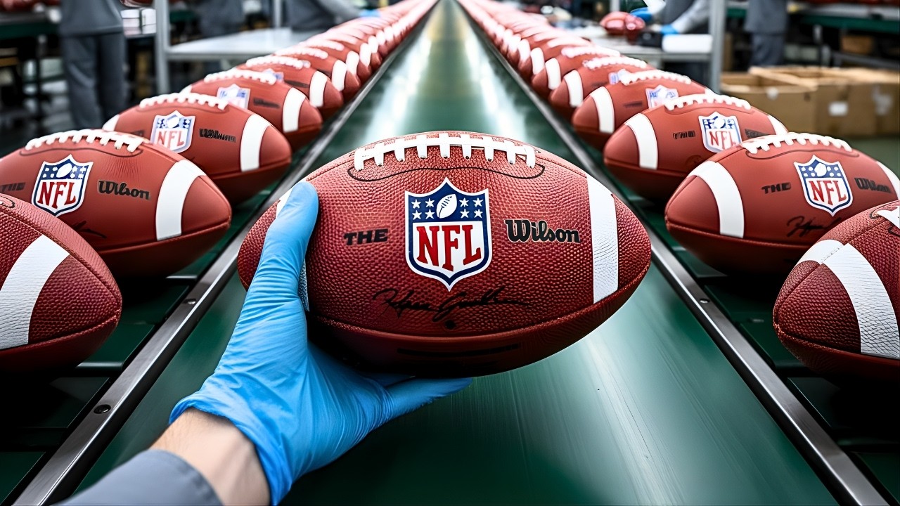 Cómo se HACEN los BALONES OFICIALES de la NFL ¿Qué tienen para NO deformarse en el fútbol americano?
