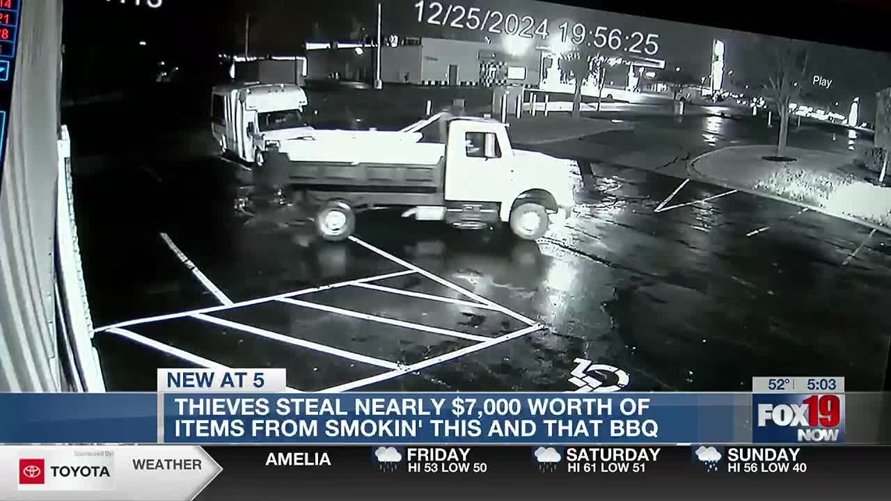 Thieves steal nearly $7,000 worth of items from Smokin' This and That BBQ