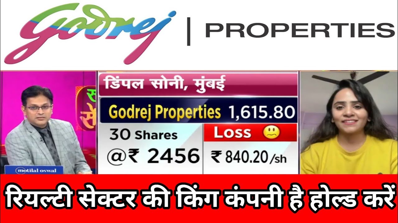 Godrej properties share latest latest | godrej properties share q3 results | reality sector stocks 
