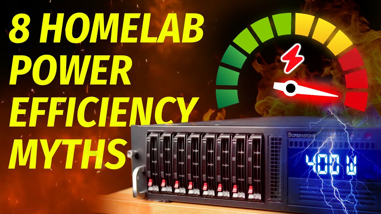Busting 8 Common Homelab Power Efficiency Myths