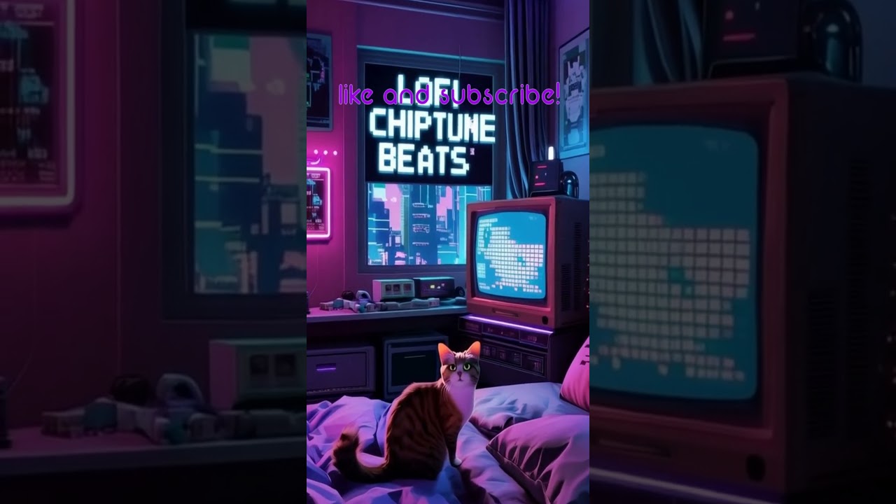 🎵 Lofi Jazz & 8-Bit Vibes: Relax, Focus & Chill #musicforfocus #8bit #music #cat #animation