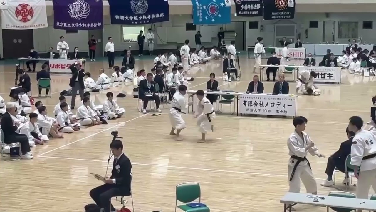 2025 全日本学生少林寺拳法大会(インカレ)男子初段　一位　日体大少林寺拳法部‼️