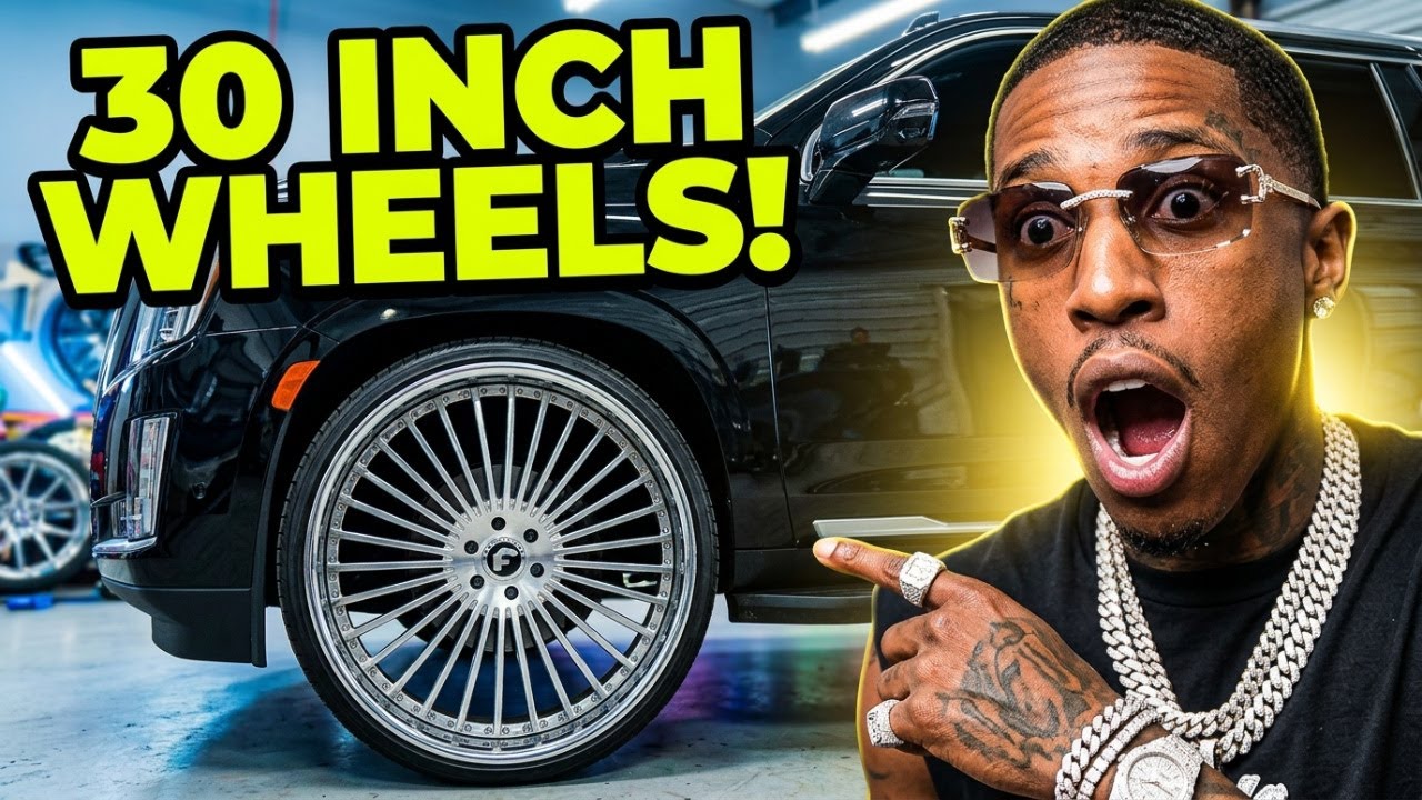 Mounted my Escalade On 30 inch Forgiato Wheels