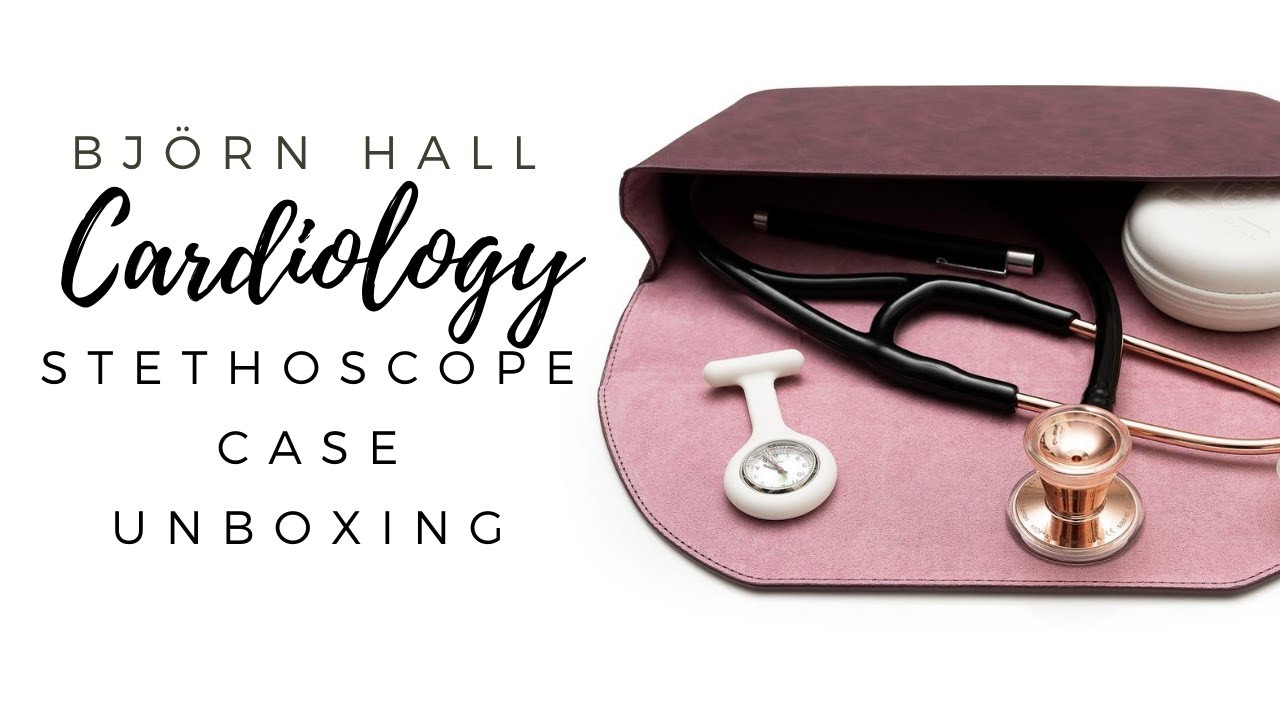 BJÖRN HALL Cardiology Stethoscope Case Unboxing - Perfect Gift For Any Health Care Worker.