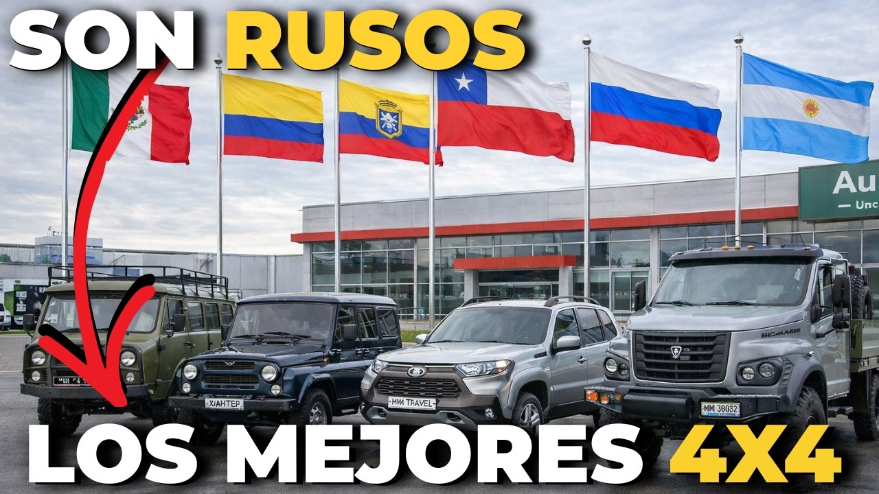 Llegaron 4 autos RUSOS casi indesctructibles y BARATOS