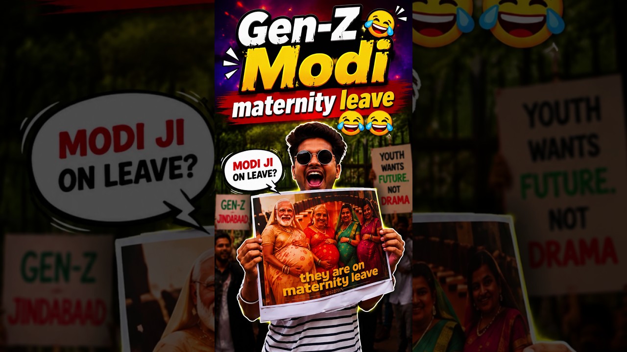 Gen-Z Main Modi 😂/ They're Maternity leave 🥺#shorts #modi #genz