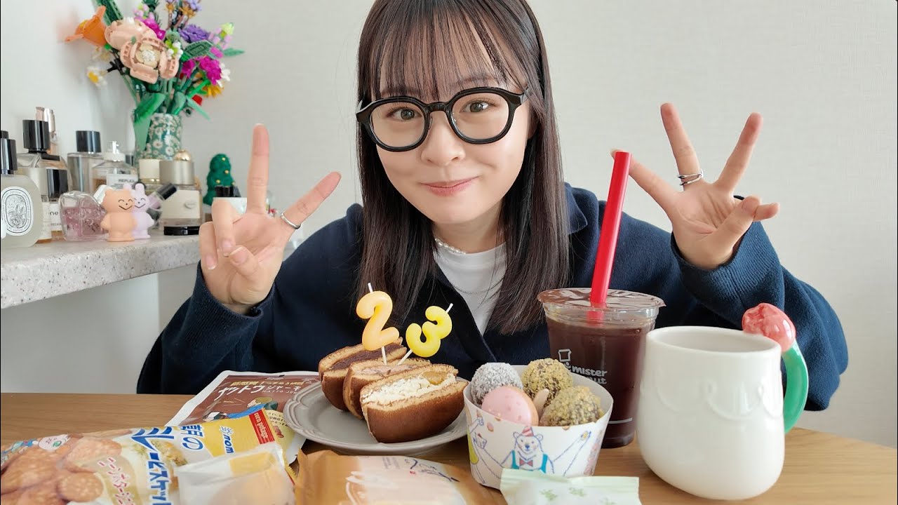 22歳ラスト1人で質問返しながら好きなものを爆食する！