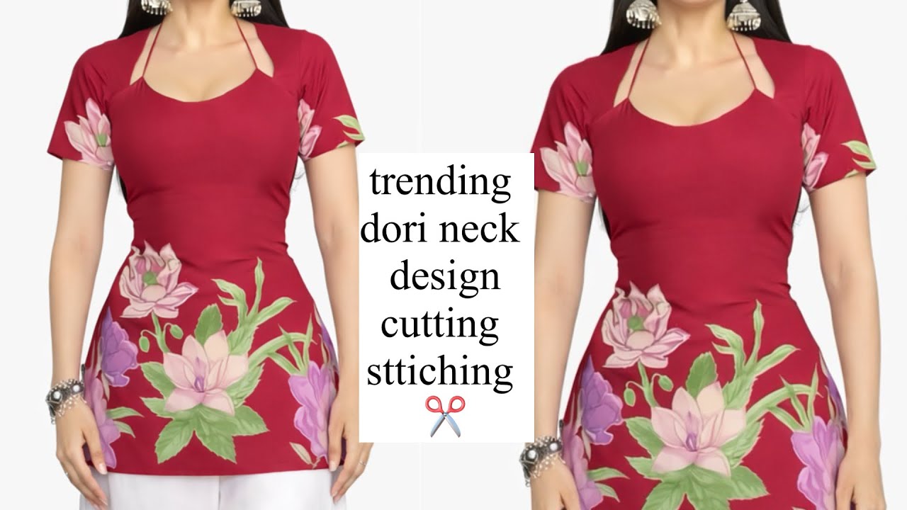 Trending Dori Neck Cutting Stitching | Meesho & Instagram Viral