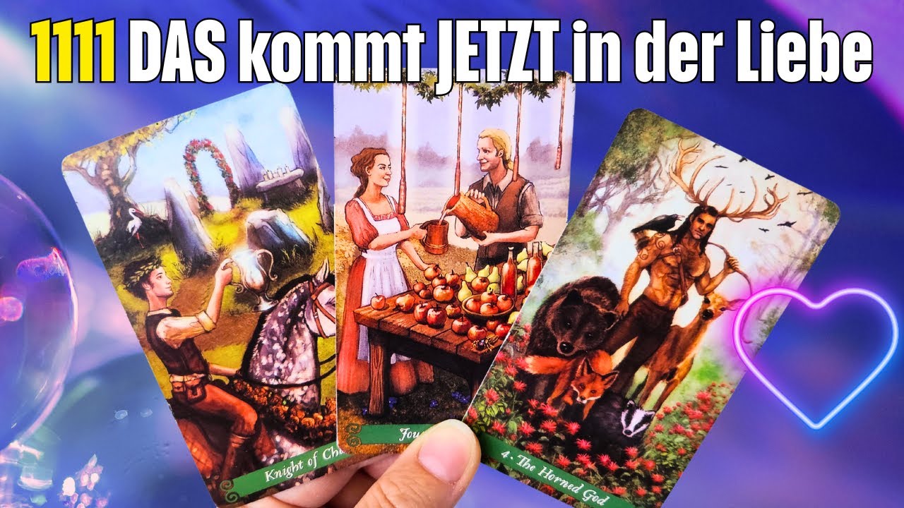 1111 Das kommt jetzt in der Liebe auf Dich zu | Schicksalhafte Offenbarung | Jemand fühlt Liebe