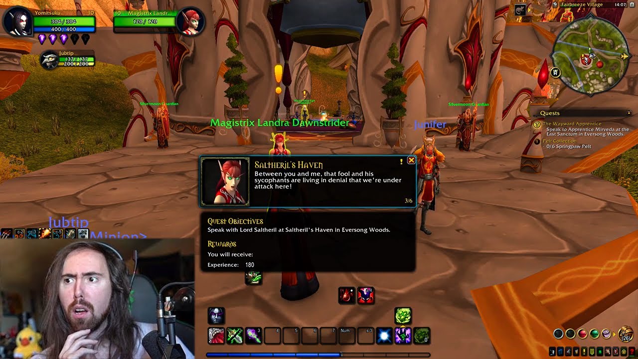 Player uses Elevenlabs voice AI to generate voice acted quests in WoW