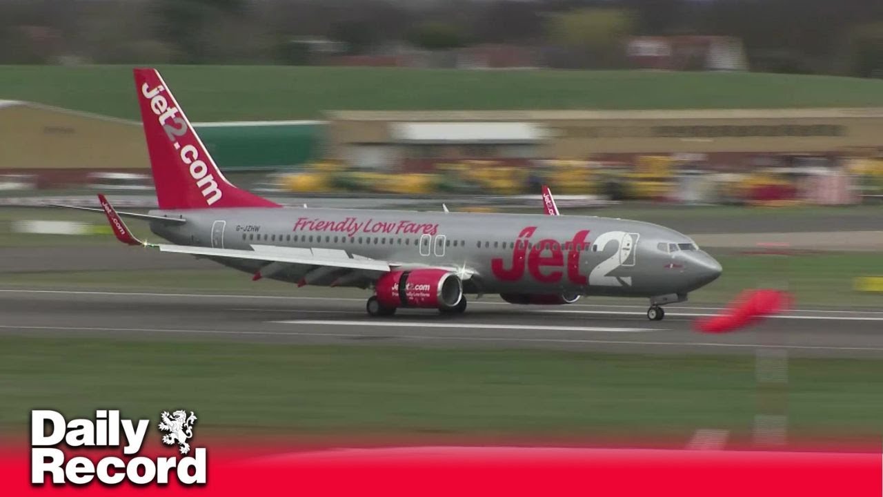 Jet2 flight from Glasgow makes emergency landing after 'almost running out of fuel'