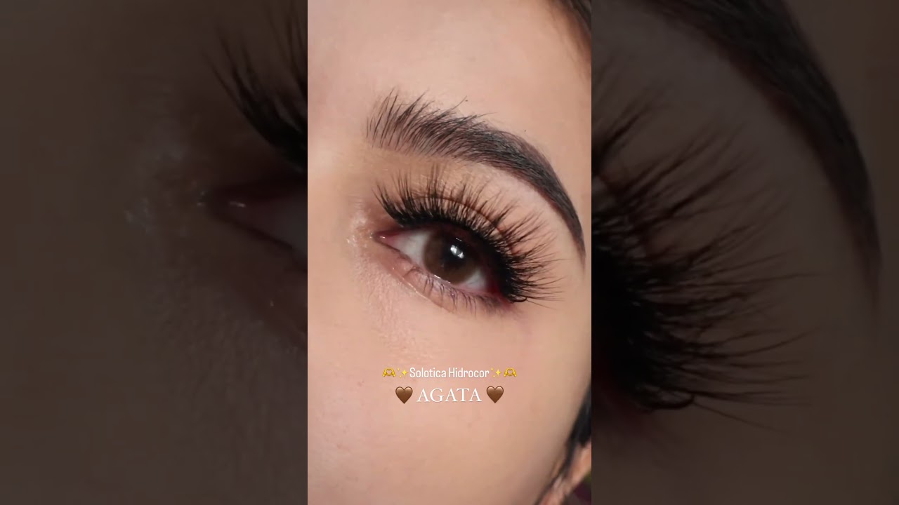 Solotica Hidrocor Agata   Deep Brown Color Contact Lenses